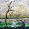 Woman in a Garden - Pierre-Auguste Renoir
